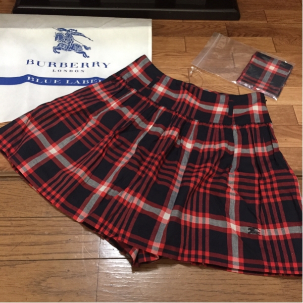新品 バーバリーブルーレーベル リボンキュロットスカート 36