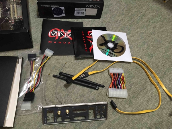 J&W MINIX 890GX-USB3 Mini-ITXマザーボード ジャンク品