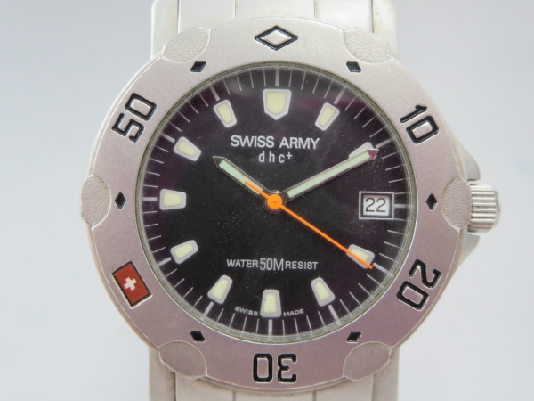SWISS ARMY dhc+ HC-1098/2メンズ クォーツ 中古22神47