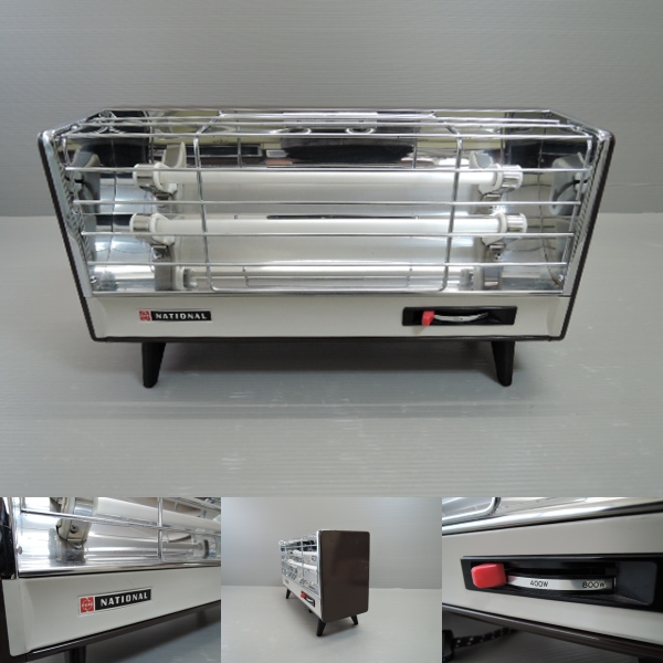 レトロ★ナショナル 電気ストーブ DS-62NB