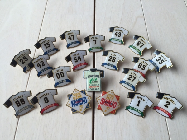 日本ハムファイターズ ピンバッジ セット【レア物あり】1円！