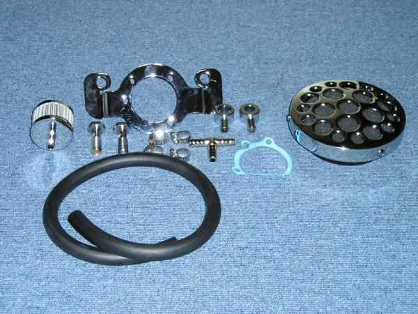 スポーツスター ドリルドエアクリーナー&サポート91～03