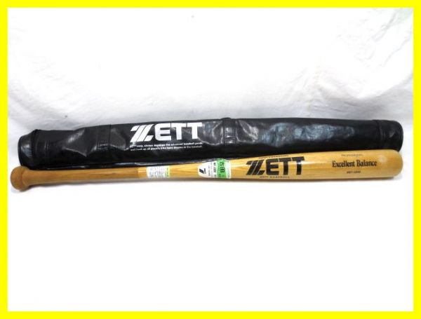 ◎ZETT ゼット 軟式 木製バット 古田モデル BWT-3332/ケース付き(木製