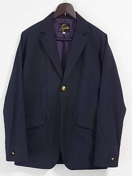 極上【Needles ウールサージ 紺ブレ ジャケット S】