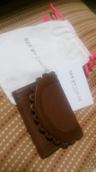 美品☆シーバイクロエ8連革キーケース