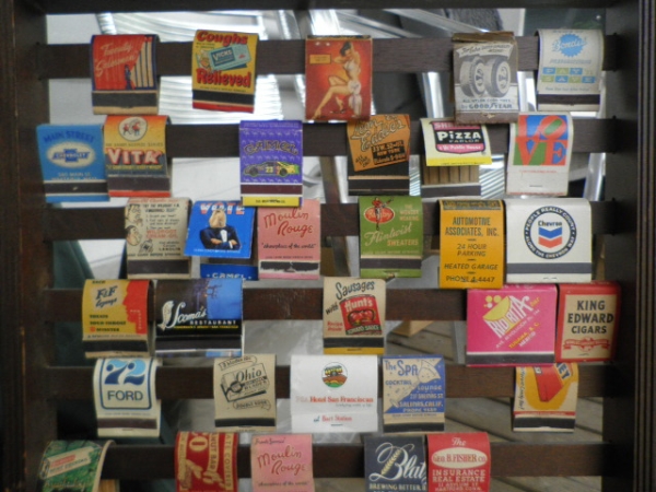 ヴィンテージ マッチ 50's hotrod chevy good year 7up ford