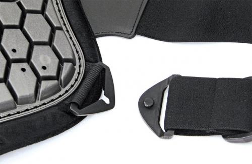 即納！無限電光/BHC胸部パッド（ベルト付）/ブラック