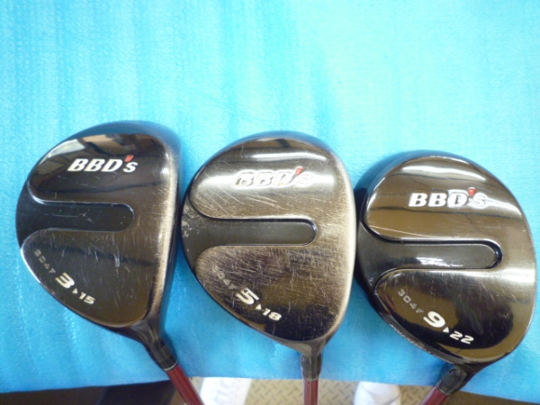 BBD's 304Ｆ／3W（15度）、5W（18度）、9W（22度）／BBD's（S）