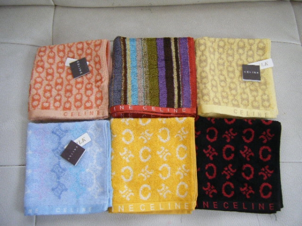 ★新品★セリーヌタオルハンカチ6枚組★ＣＥＬＩＮＥ
