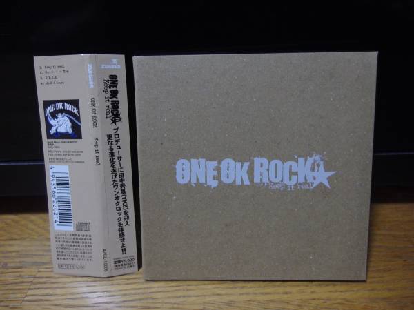 希少品　ONE OK ROCK Keep it real 紙ジャケット仕様　帯あり