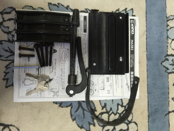 inno INA383 フォークロック2 MRワゴンで使用