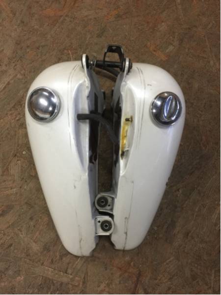 ハーレー タンク 分割 パン ナックル ショベル エボ ビンテージ_3