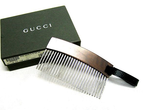 安い買取店舗 GUCCI DOG グッチドッグ犬 金グシ ブラシ コーム ペット