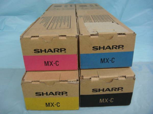 シャープ　純正　トナー MX-C38JT　4色　MX-C380/C310/C381/C312