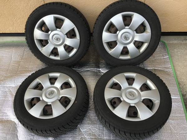 トヨタ ヴィッツ 185/60/15 スタッドレスセット 4本バリ山
