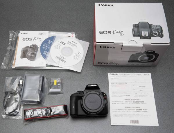 【新同品】　メーカー保証有　EOS kiss X7ボディ_2
