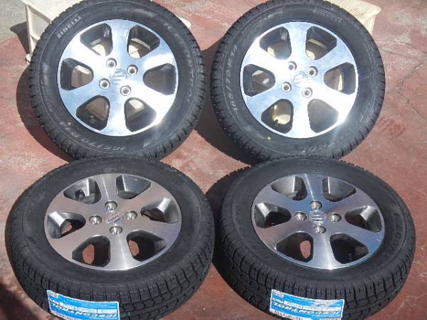 ⑭-10新品スタッドハスラーkeiスイフト165/60R15同等品