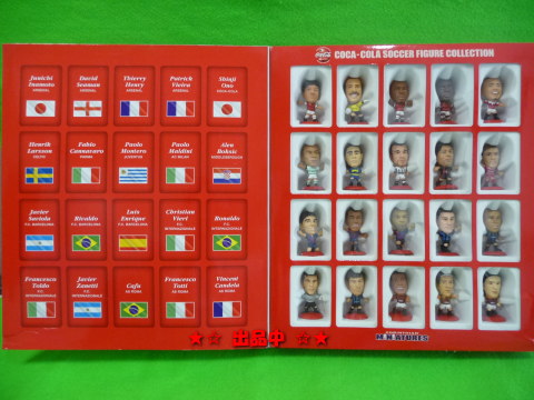 サッカー　フィギュア　#ワールドカップ 日韓ワールドカップ】サッカー選手 フィギュア コカコーラ 非売品