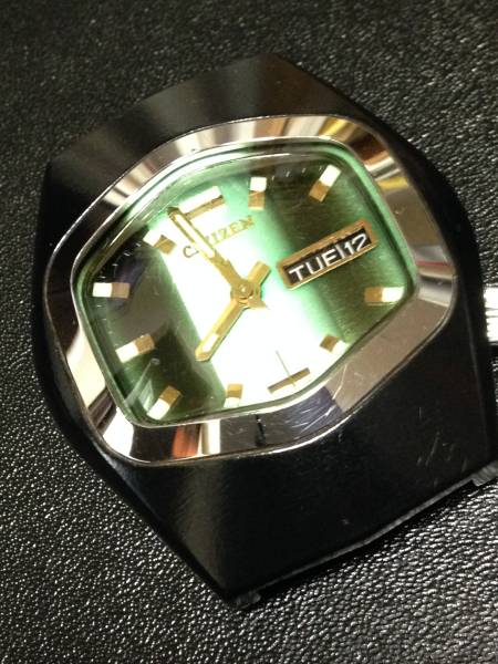 シチズン　アンティーク自動巻ジャンク品ですが美しいデザイン