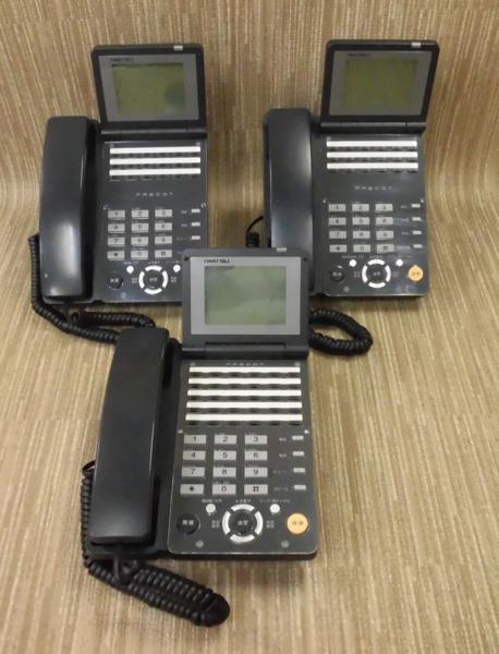 B1 5669） 保証有　液晶確認済 NR-18KT(BLK)　3台　標準電話機