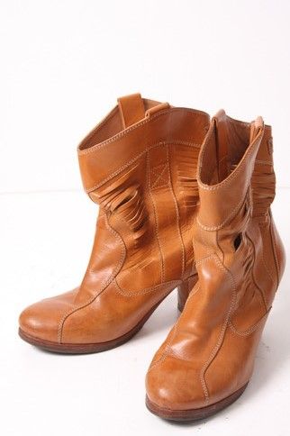 15SS DIESEL イタリアンカーフ ヒール ウエスタン ブーツ 38 B28