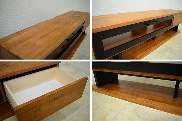 NJ30B^北欧BR160幅テレビ台ローボード訳有1円アウトレット展示品