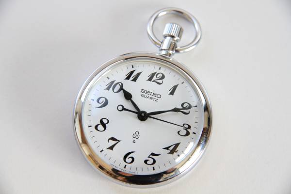 美品 SEIKO 鉄道時計 懐中時計 国鉄 髙鉄局 クォーツ 高崎