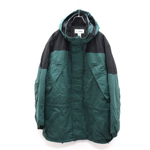 L.L.Bean エルエルビーン 中綿マウンテンパーカ 緑(XL)B1135