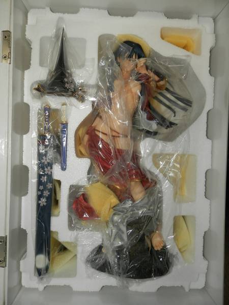 ボークス 絶対領域 戦国ランス 1/4 上杉謙信 赤色 塗装済完成品(ゲーム