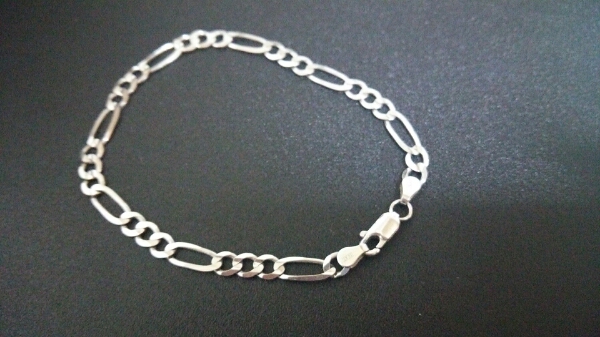 ブレスレット　ホワイトゴールド　14K 　アヴァランチ