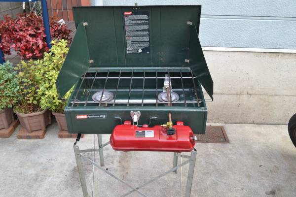 点火OK 2点セット ツーバーナー413H ハイスタンド coleman ストーブ