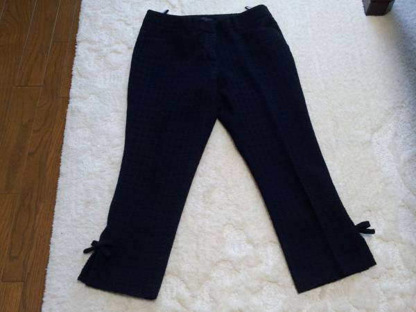 ★TO　BE　CHIC　　おリボン付きパンツ　42★美品