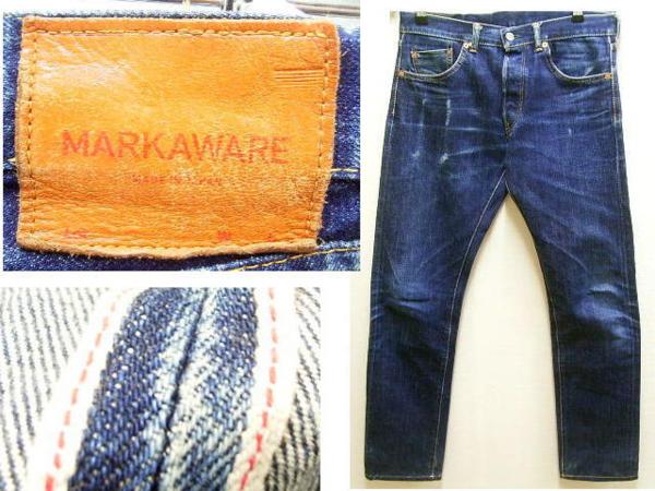 即決 [2]11SS★MARKAWARE★50's★XX★セルビッチスリムデニム
