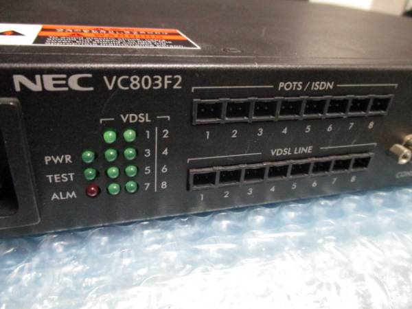 NEC VDSL装置 VC803F2+VF200F7のセット(NEC)｜売買されたオークション