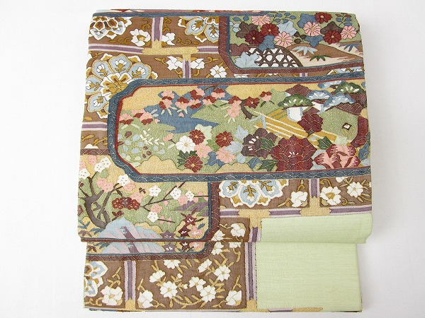 ●特選逸品●最高級 明綴れ 金糸 袋帯 美品！ b1707