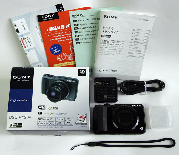 ソニー SONY Cyber-shot DSC-HX30V ブラック 中古品