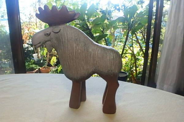 希少！特大28㎝ リサラーソン ヘラジカ エルク わけ有