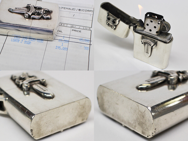クロムハーツ ジッポ ダガー zippo 原本付 シルバー