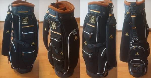 美品 ルコック キャディバッグ レディース ブラック 8.5インチ