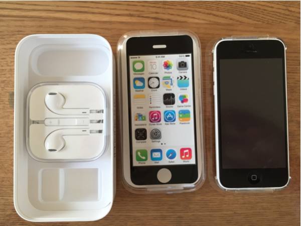 ★Apple iPhone5c 16GB SoftBank ホワイト★判定○問題無し