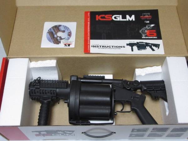 ICS-190 GLM リボルバー グレネード ランチャー ICS MGL 6連装 回転式