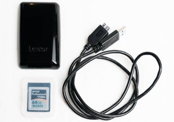 レキサー Lexar XQD 1100x 64GB メモリーカード リーダー USB