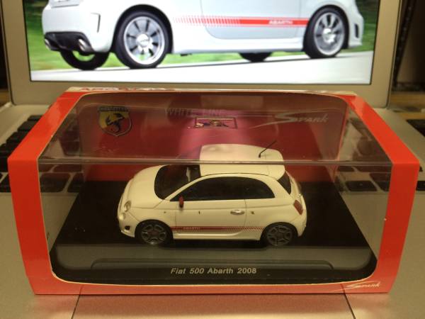 スパーク 1/43 Fiat 500 Abarth 2008 アバルト500