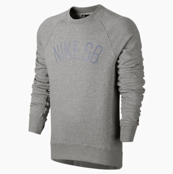 NIKE SB Everett Energy Crew Sweatshirt Gray Mサイズ 最終在庫
