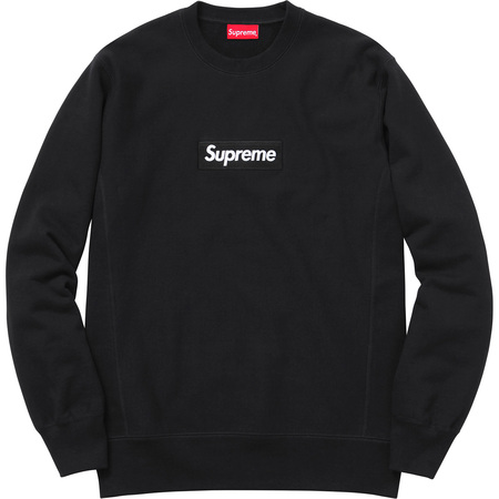 新品 Supreme Box Logo Crewneck 黒 M シュプリーム Black 15AW