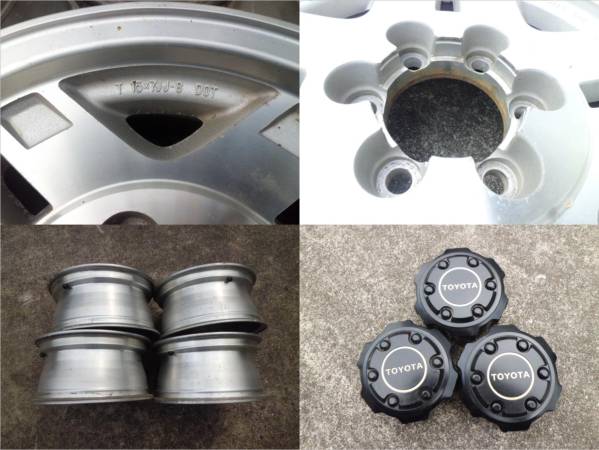 トヨタ純正ホイール 4本セット サーフ 7JJ オフセット +8 6穴_3