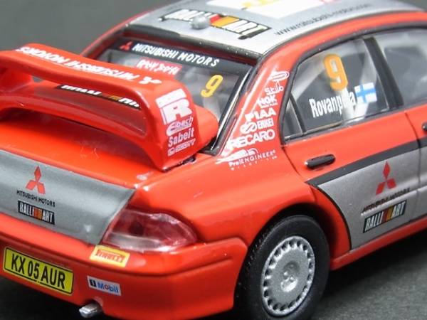 ☆日曜夜☆新品★MITSUBISHI LANCER WRC05 JAPAN★CM's☆1/64_1