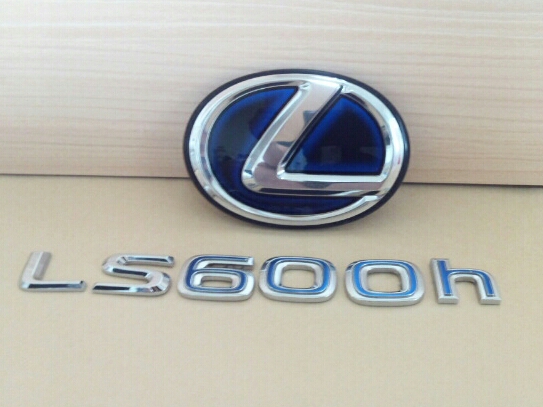 LEXUS LS 600h 現行 後期 純正 リア トランク エンブレム 美品 LS600h