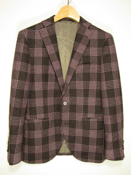 美品 ユニバーサルランゲージ 伊生地 メンズ ジャケット 44 S程