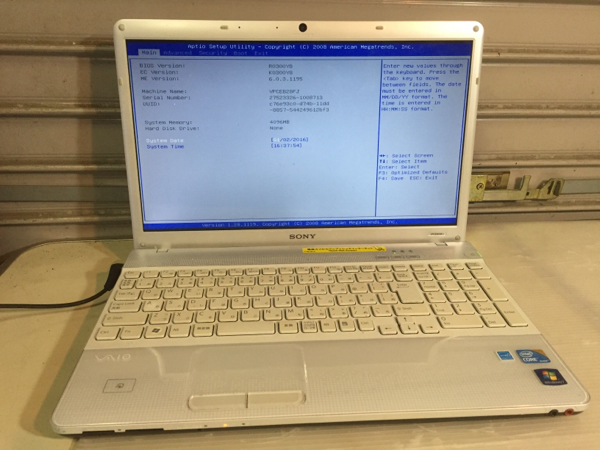 ジャンク SONY VAIO PCG-71311N VAIO PCG-71311N SONY Windows11 Pro 中古